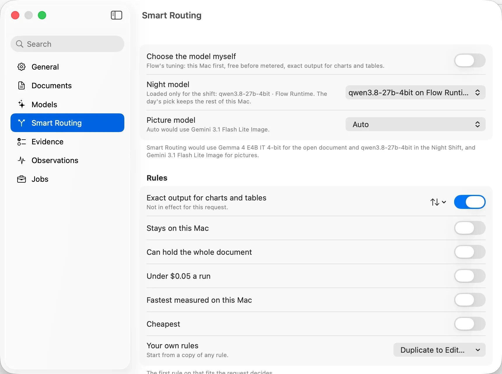 Smart Routing: this Mac first, free before metered